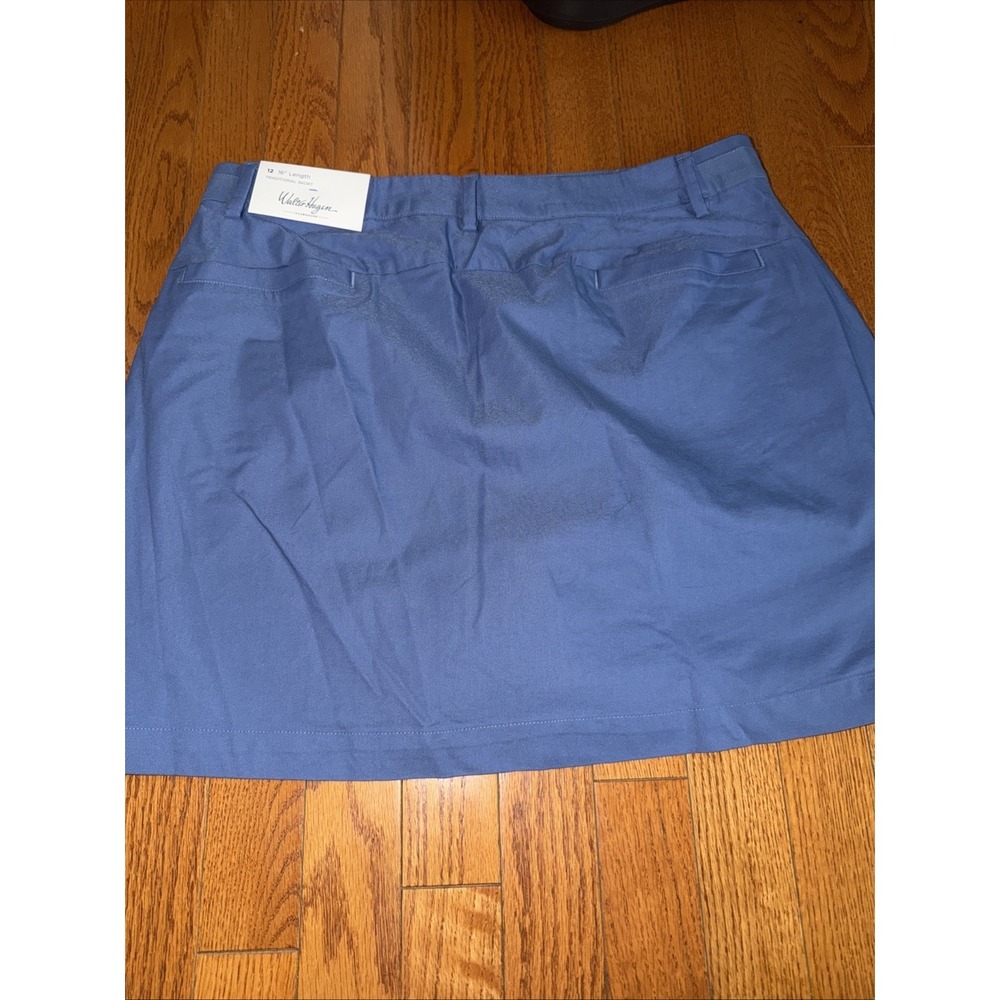 Walter Hagen Skort Traditional  Clubhouse Size 12 Golf Tennis 16" Mid Blue - Picture 3 of 3